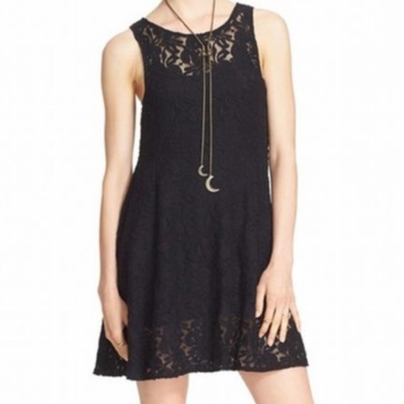 Free People Dresses & Skirts - NWT Floral Miles of Lace Fit Flare Slip Dress